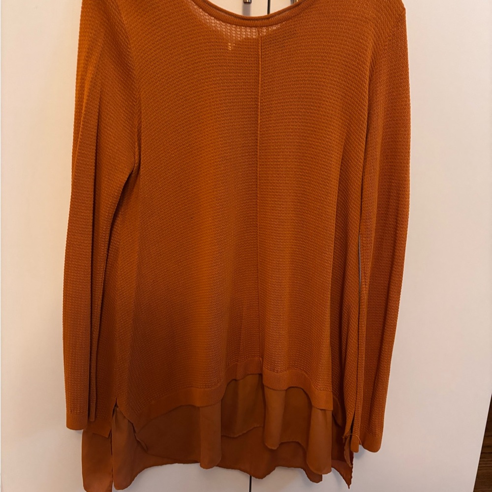 Staccato Rust Layered Tunic
